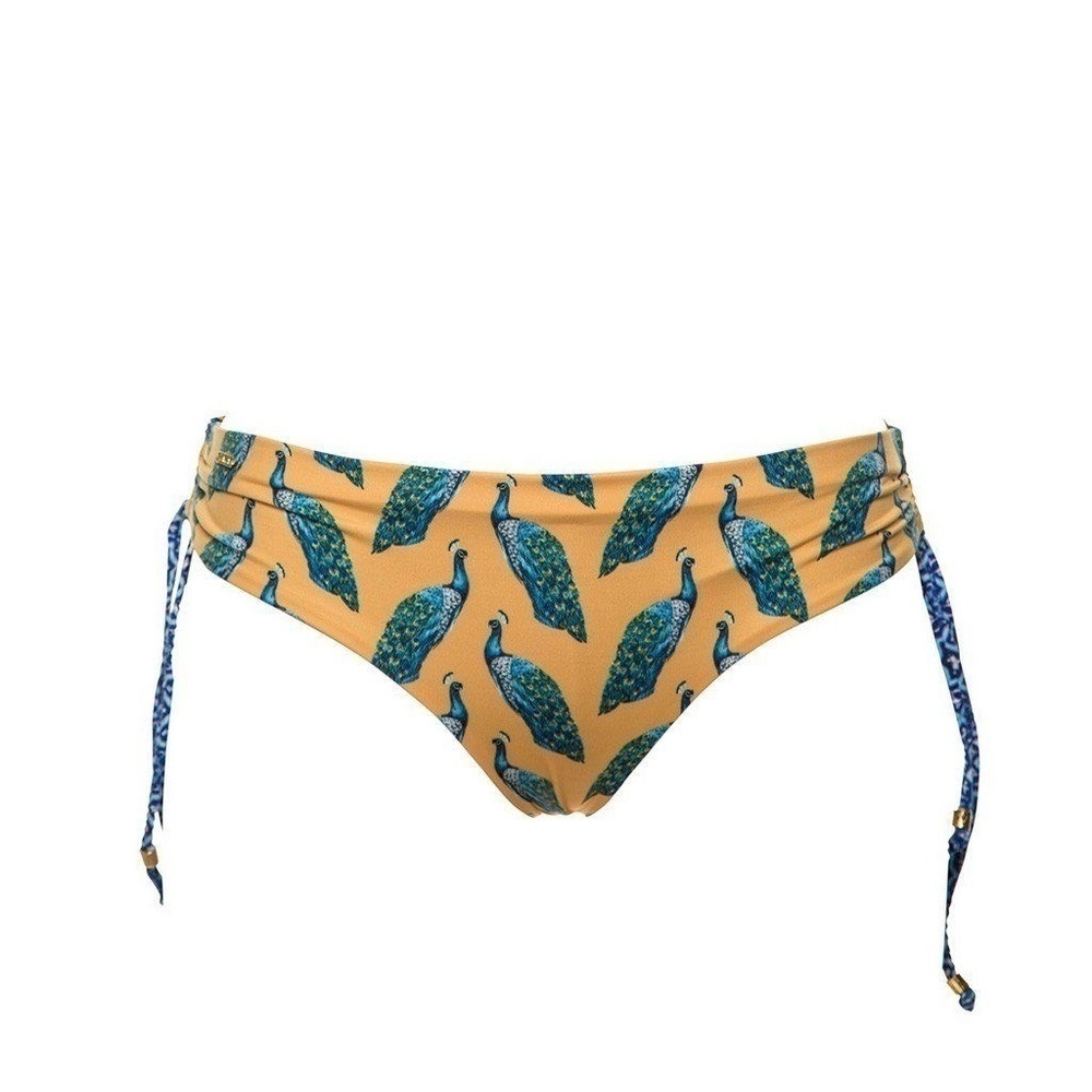 Naja .Co Essaouira Bikini Bottom Yellow‎ Peacock